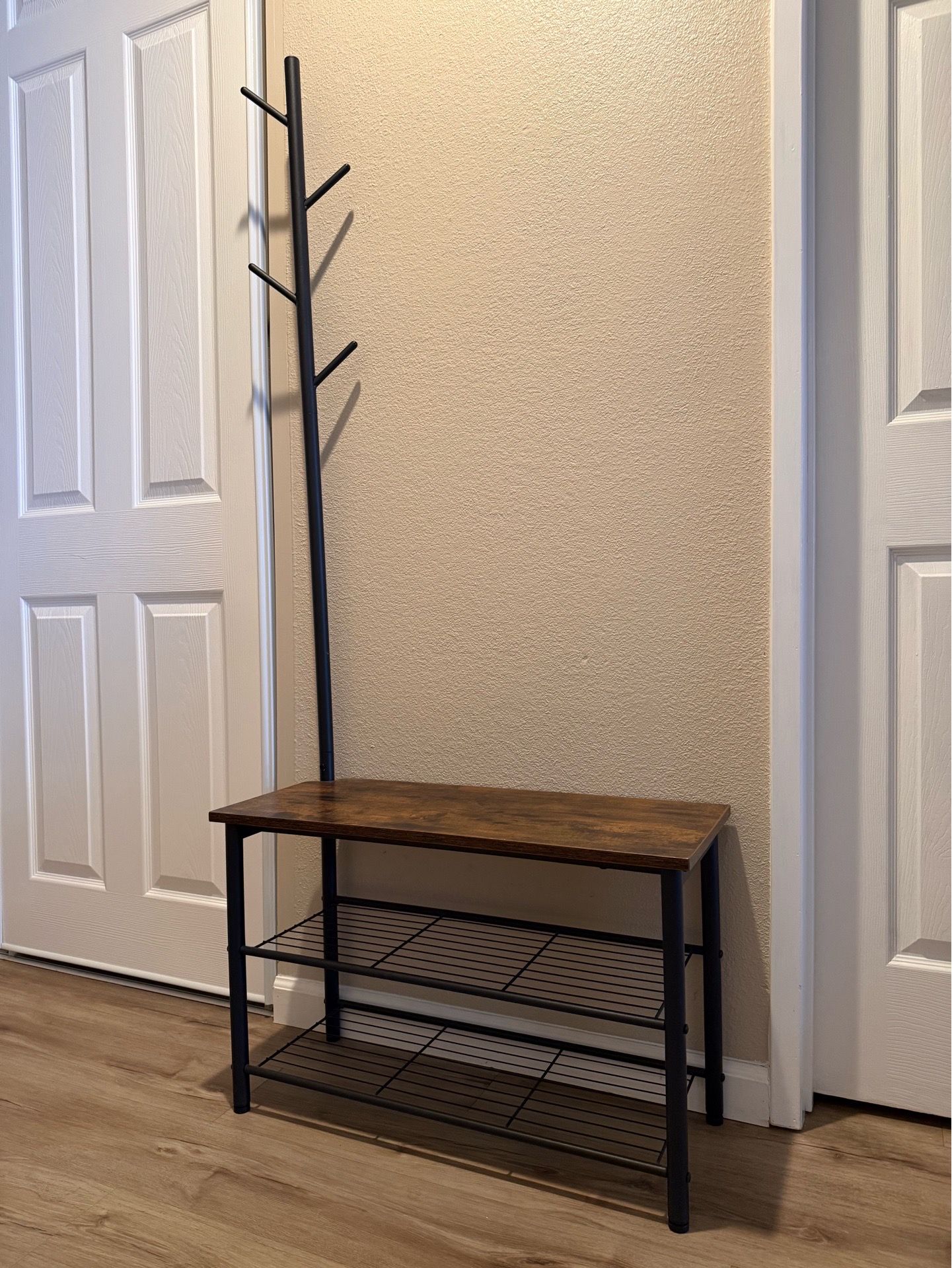 Foyer Bench - Coat & Shoe Rack