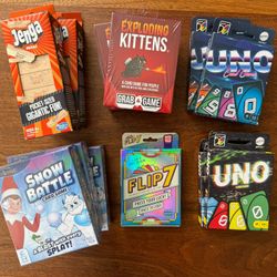 Brand New Card Games Mini Jenga $5 each