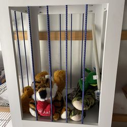 White Custom Made Plush, Sports, Ball Holder