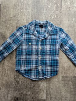 Baby Boy BabyGap Plaid Button Down Shirt