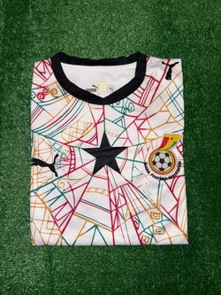 Ghana Home Soccer Jersey Size L
