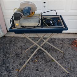 Ryobi Wet Tile Saw With Stand 