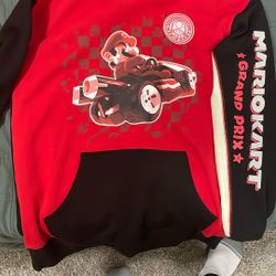 Universal Studios Hollywood Super Nintendo World Mario Kart Grand Prix Hoodie M