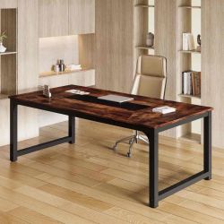 Rectangular Conference Table, 6FT Meeting Seminar Table Computer Desk