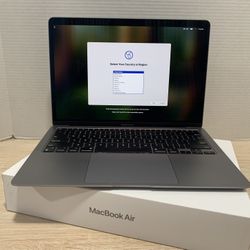 $380, Apple Care+ July 2026, M1/8GB/256GB, 13" MacBook Air 13” (2020), Exceptional Value!