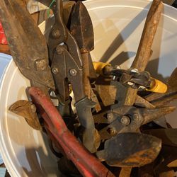 A bucket of old Tools  Thumbnail