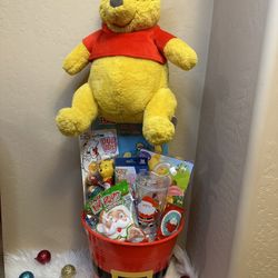 Winnie The Pooh Christmas Basket