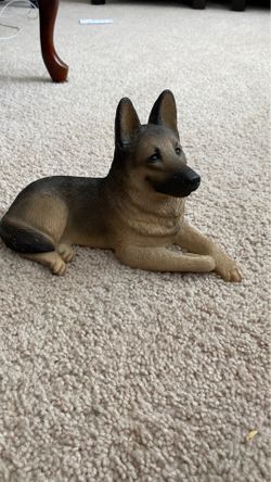 Sandra Brue German Shepard Figurine 10” (1991)