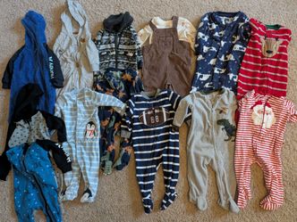 6-9 month winter onesies