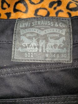 Levi's 511 34x30 black