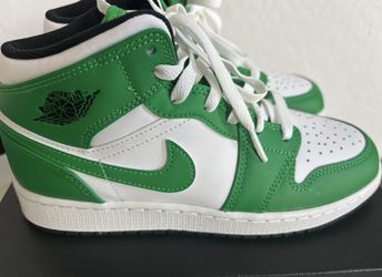 Air Jordan 1 Mid Shoes Green