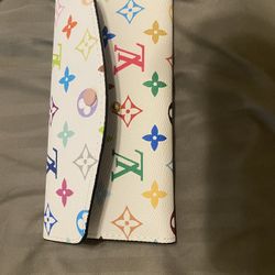 White Multiple Colored Wallet