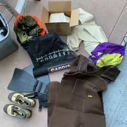 Float Tube & Waders Fishing Set