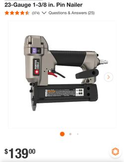 Porter Cable 23 Gauge Pin Nailer