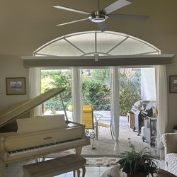 Vintage Chickering & Sons Baby Grand Piano – Elegant Ivory Finish