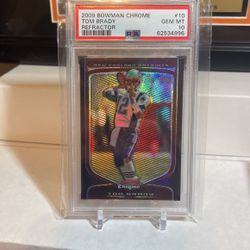 Tom Brady - 2009 Bowman Chrome Refractor - PSA 10