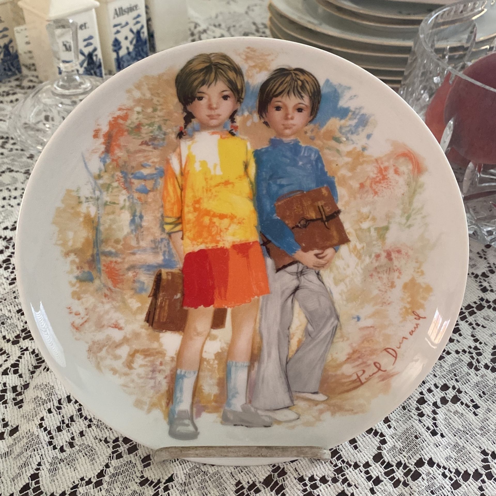 Limited Edition Hand painted Limoges Plate