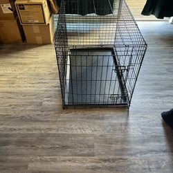 Metal Folding Dog Crate