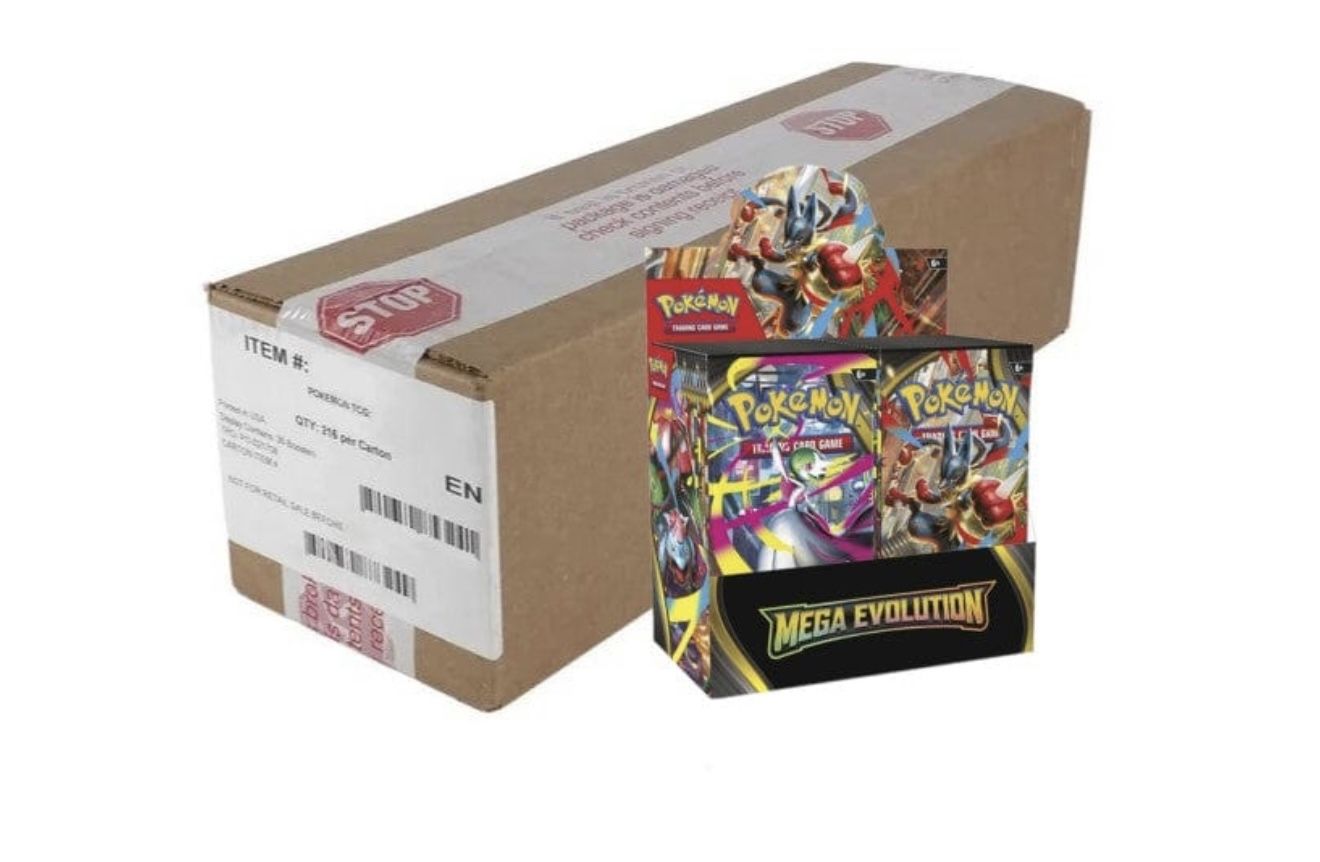 Pokemon Mega Evolutions Enhanced Booster Sealed Case