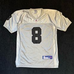 REEBOK RAIDERS SILVER JERSEY SIZE 50 (Large)