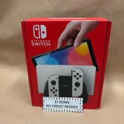 Nintendo Switch OLED Gaming Consoles New - Only $1 Today Pay The Rest Later! 