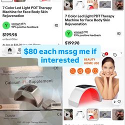 7 Color LED light PTD Therapy machine For face Body And skin 
