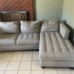 Right facing sectional sofa 