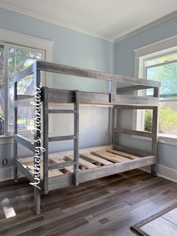 Twin bunk bed frame
