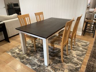 Solid Wood Dining Table 