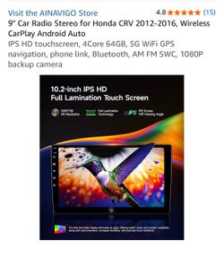 Honda CRV Stereo Models  2012-2016