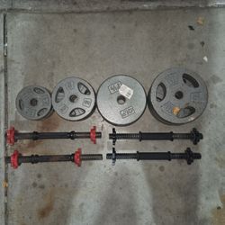 Dumbell Set With Weight Tree Stand 