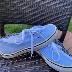 Vans, Light Blue Womens Classic Canvas Sneakers or Tennis, Shoes,  6.5