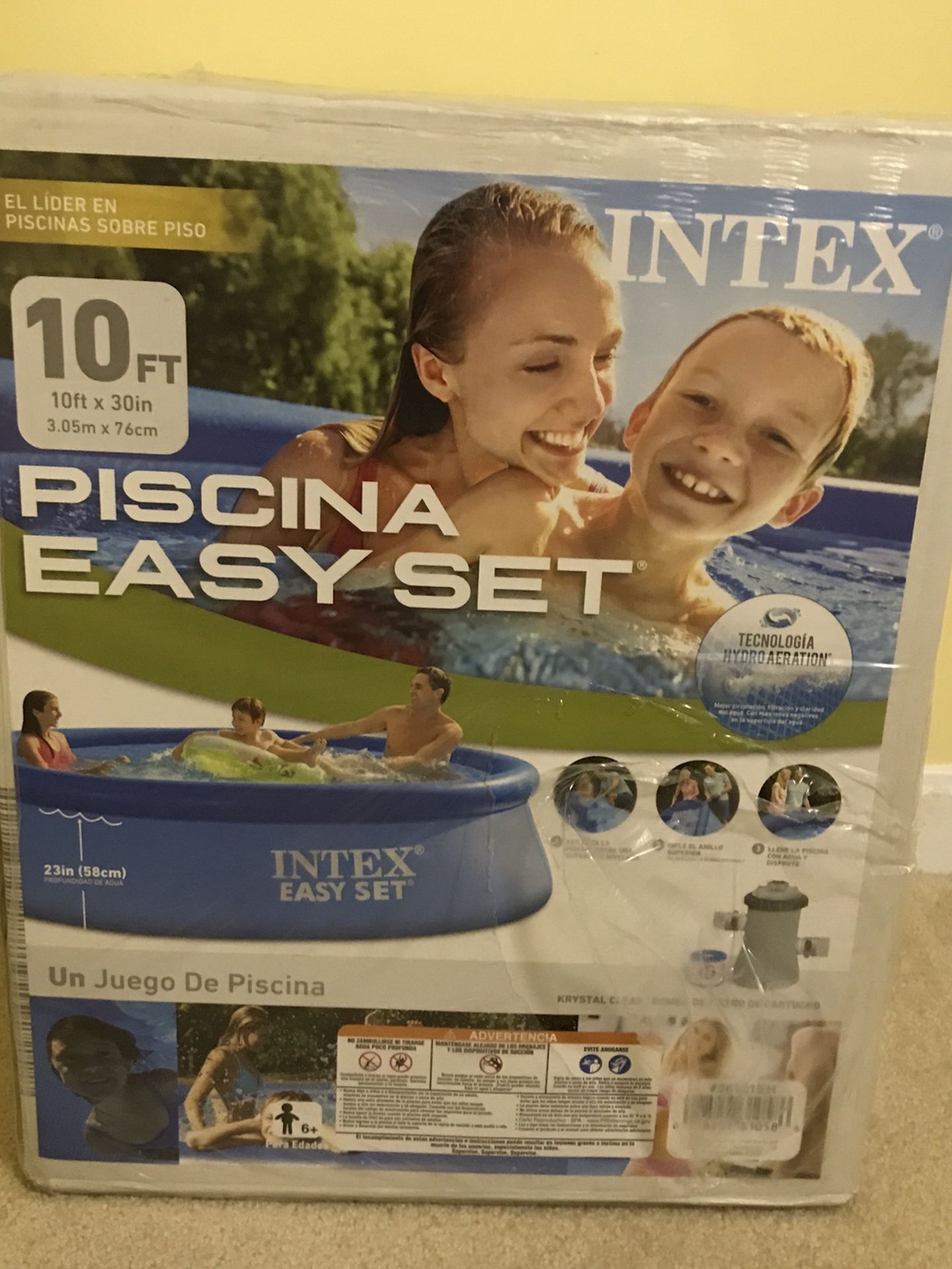 Intex Easy Set Inflatable Swimming Pools - 10 ft x 30 in - Includes Filter Pump