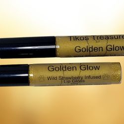 Golden Glow – Extreme Sparkle Lip Glaze – Hydrating & High-Shine