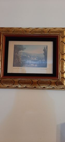 Framed Ansicht Von Sain-Vue De Sain print
