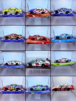 NASCAR 1:24 Diecast Lot of 12 Earnhardt Sr Jr Jeff Gordon Winners Circle