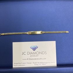 Bracelets Id 14 K Gold 