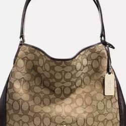 COACH - SIGNATURE EDIE Shoulder Bag
