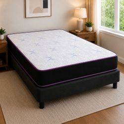 Queen Size Mattress 10” Inches Thick ✨New From Factory Excellent Comfort Also Available: Twin, Full And King Same Day Delivery 🚚
