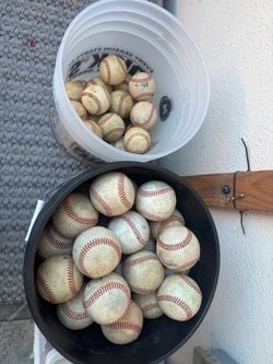 Leather baseballs 300 available $3 each firm price have more equipment available