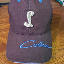 Rare Shelby Cobra the Ford collection hat black faded