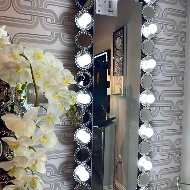 Rectangular Wall Mirror with LED Lighting Mirror