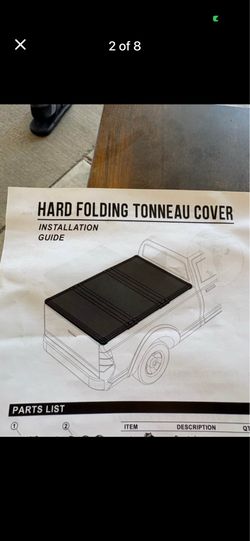 Hard Folding Tonneau Cover for Nissan Frontier Toyota Jeep Gladiator