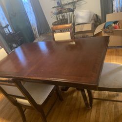 Dining Kitchen Table With 4 Chairs 