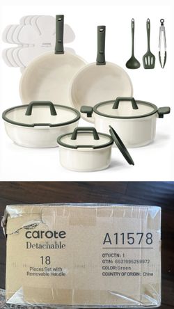 Carote Cookware Set NEW green 