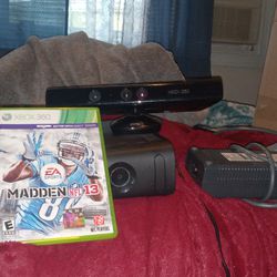 Xbox 360 with Kinect and Madden