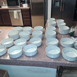 West elm stoneware, cereal bowl and soup bowl.
