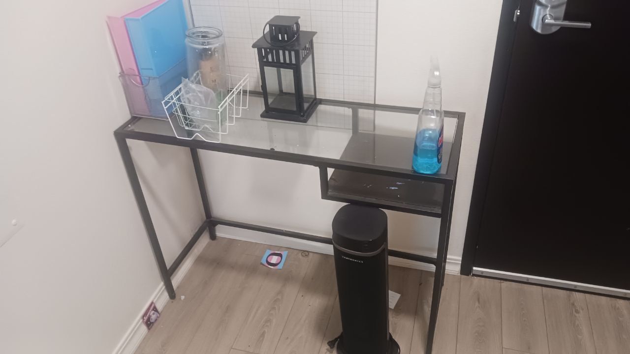 Glass top Table