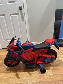 Brand New Spiderman Motorcycle! Never Used!
