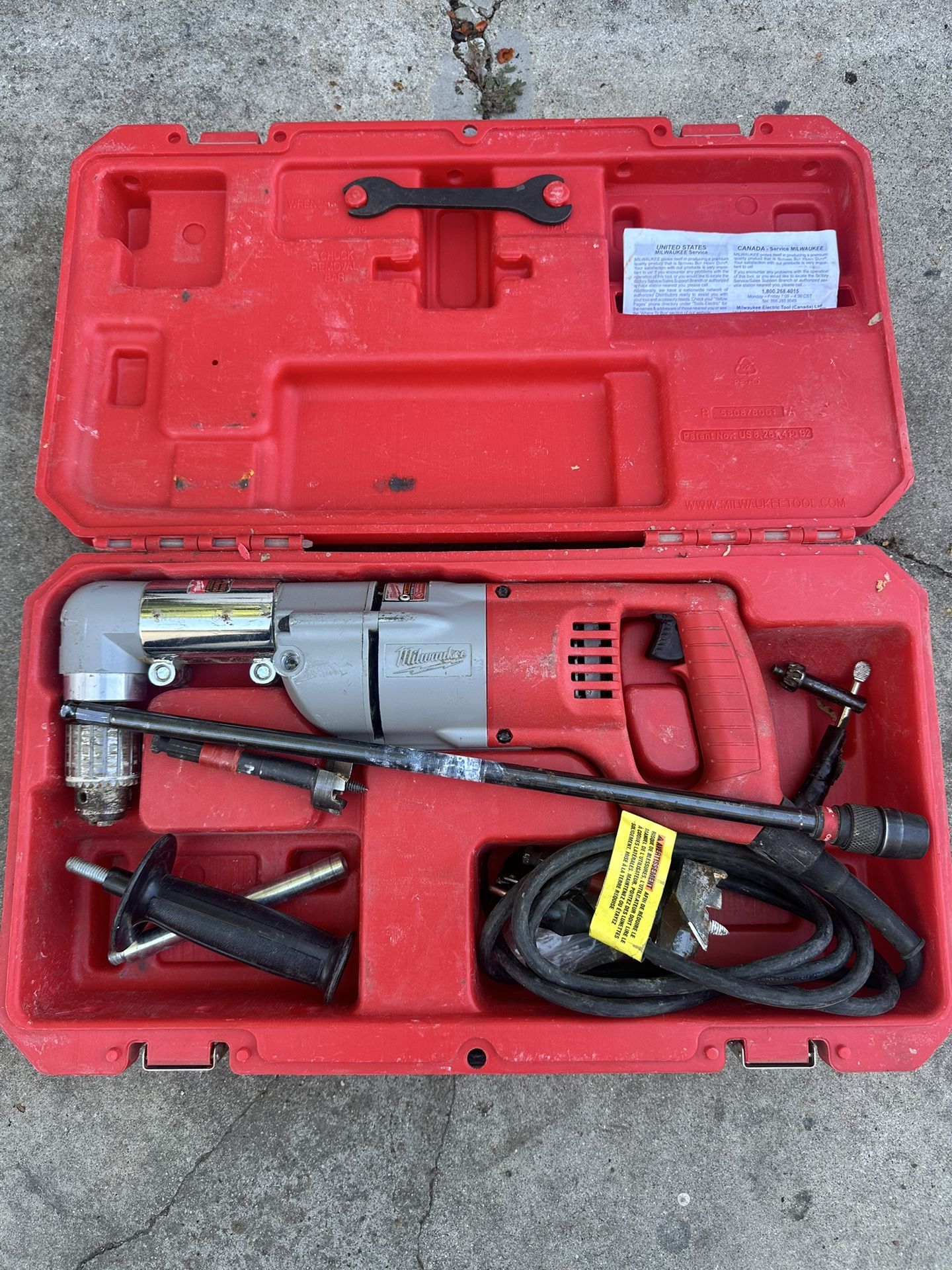 Milwaukee Angle Drill